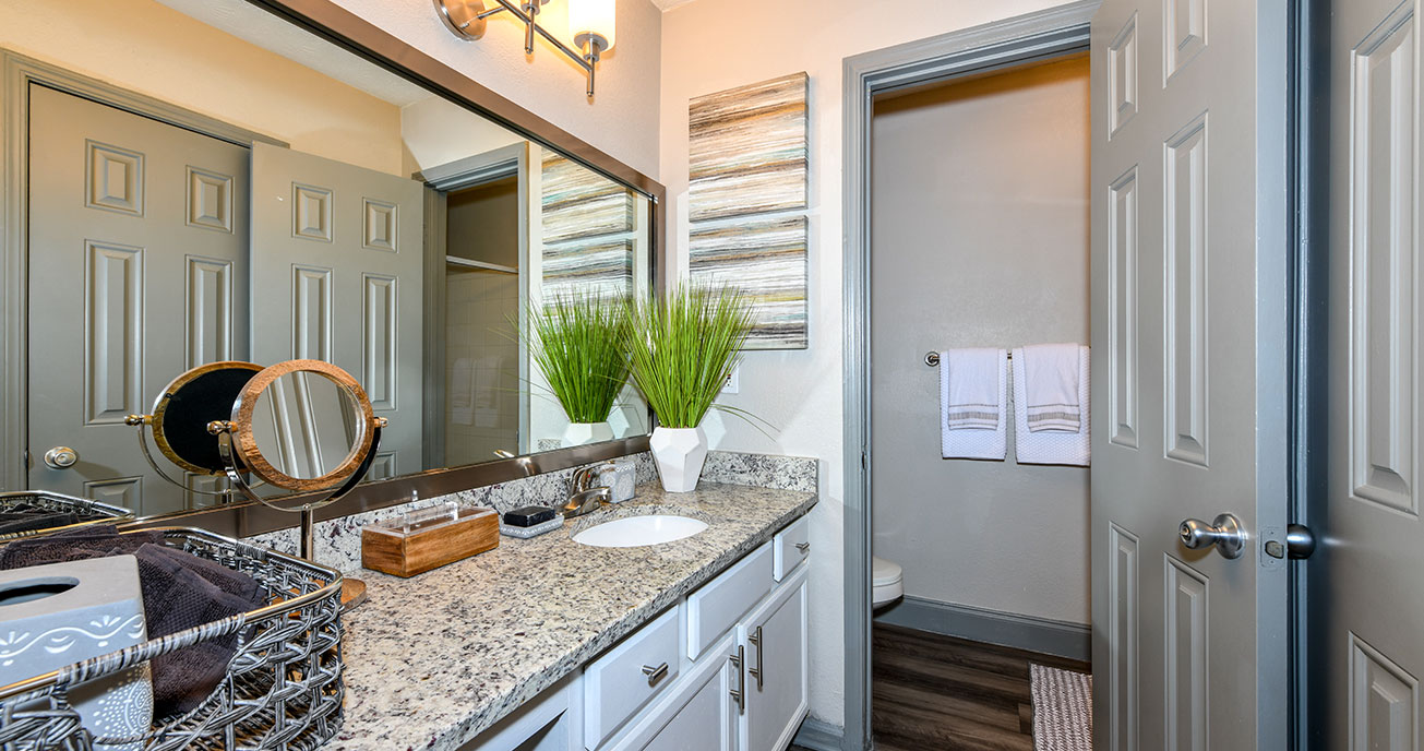 bathroom with door, 550 Abernathy, atlanta ga