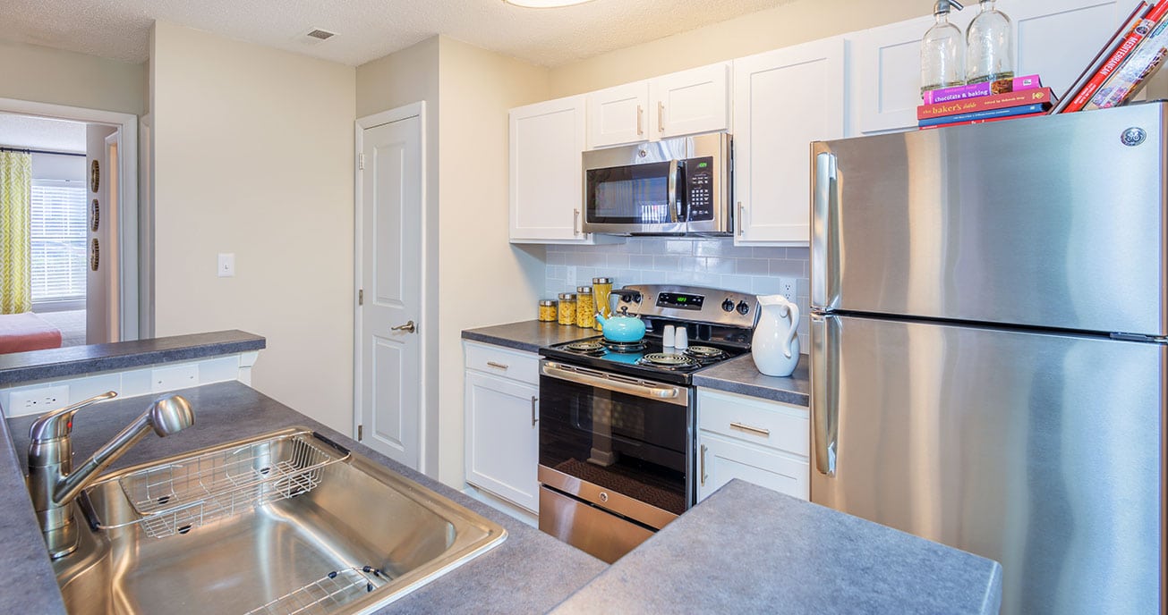 apartment kitchen, magnolia terrace, charlotte nc