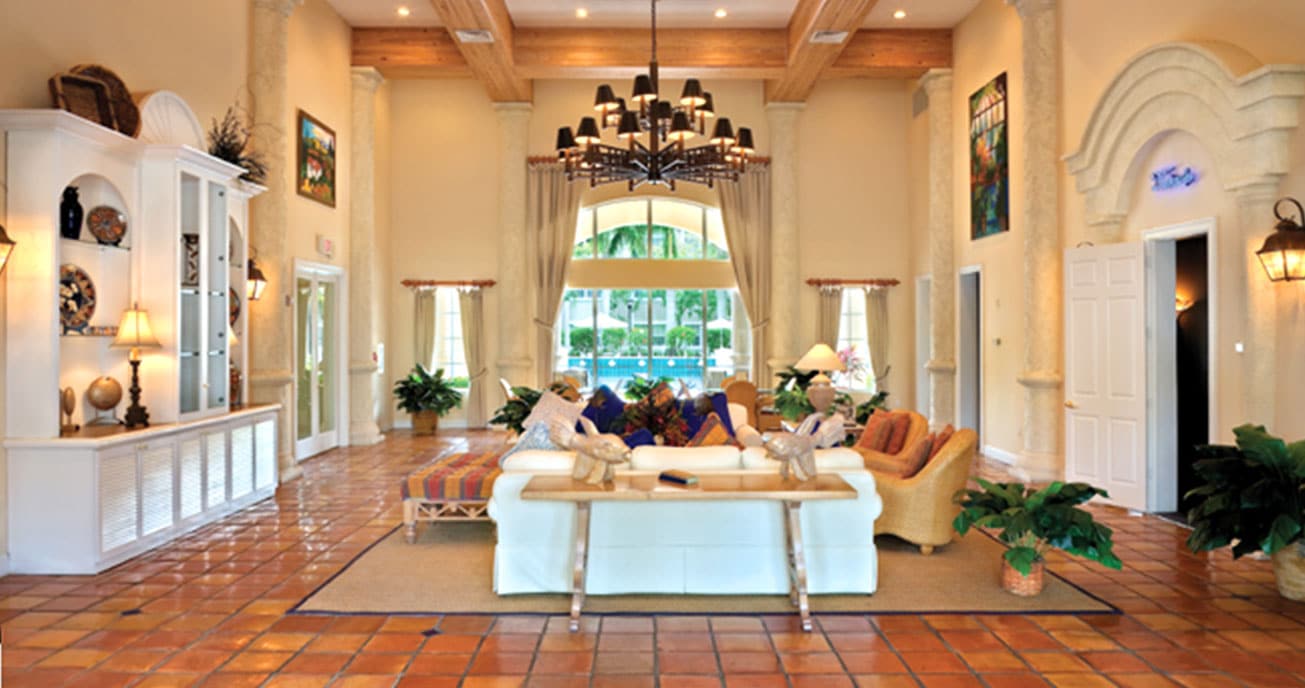 indoor lobby area, marquesa, pembroke pines fl